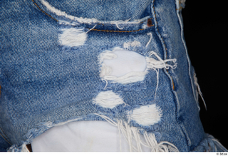 Vinna Reed blue jeans shorts casual dressed hips 0013.jpg